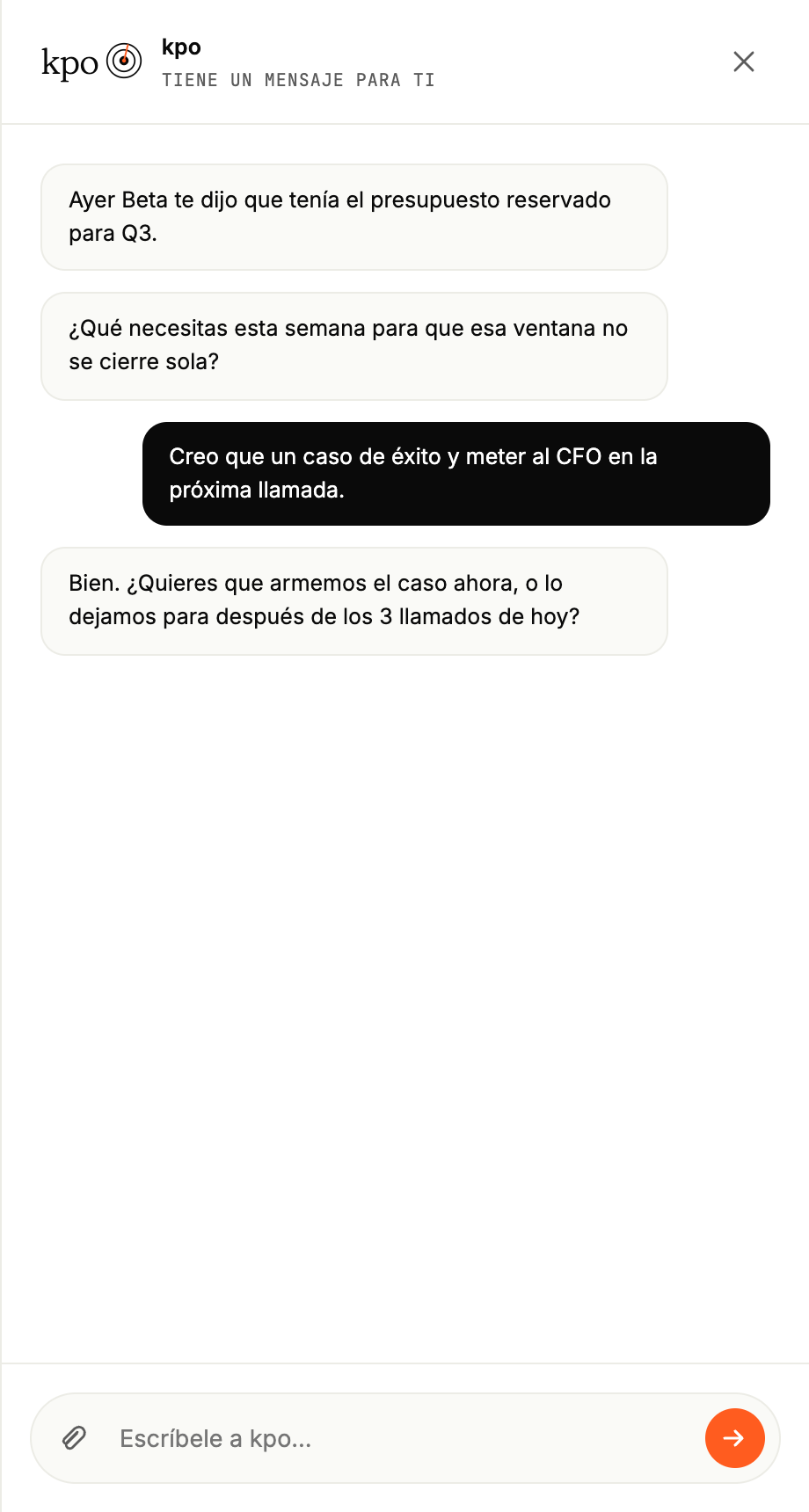 Conversación con kpo
